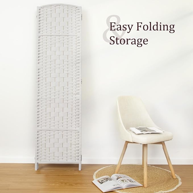 Rose Home Fashion 6 ft Tall Room Divider, Room Dividers and Folding Privacy - Image 5