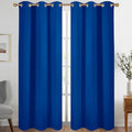 Diraysid Royal Blue Grommet Blackout Curtains by Diraysid%2C+refresh+your+life