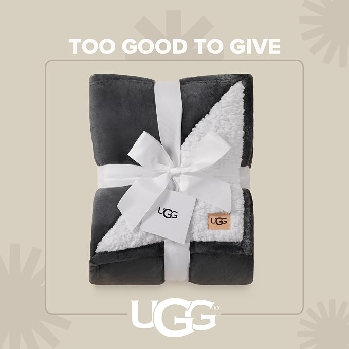 UGG Nita Full/Queen Blanket, Cozy Soft Queen Bedding, Plush Fleece Blanket - Image 3