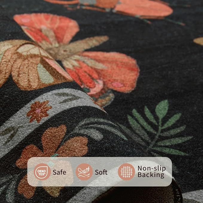 5x7 Washable Area Rugs for Bedroom & Living Room - Image 5