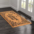 LuxUrux Welcome Mats Outdoor Coco Coir Doormat, by LuxUrux