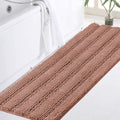 Turquoize Bath Mat, 47 x 17, Muted Clay, Plush Chenille, Machine Washable by Turquoize