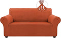 Asnomy Sofa Covers for 2 Cushion Couch Stretch Loveseat Slipcovers, Pet by Asnomy
