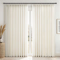 Topfinel 105 Inch Curtains 2 Panels Set, Two Packs Pinch Pleat Back Tab Linen by Topfinel