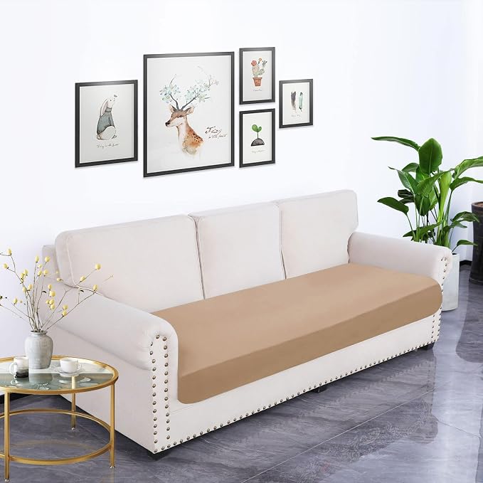 hyha Waterproof Couch Cushion Covers, Stretch Sofa Couch Seat Slipcover - Image 7