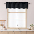 Chyhomenyc Black Valance for Windows by Chyhomenyc