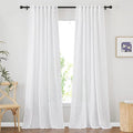 NICETOWN White Sheer Linen Curtains by NICETOWN