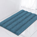 Turquoize Bathroom Rugs Non-Slip Chenille Bath Mat by Turquoize