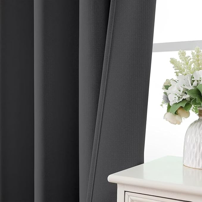Joydeco Blackout Curtains 72 Inch Length 2 Panels Set, Thermal Insulated Long - Image 7