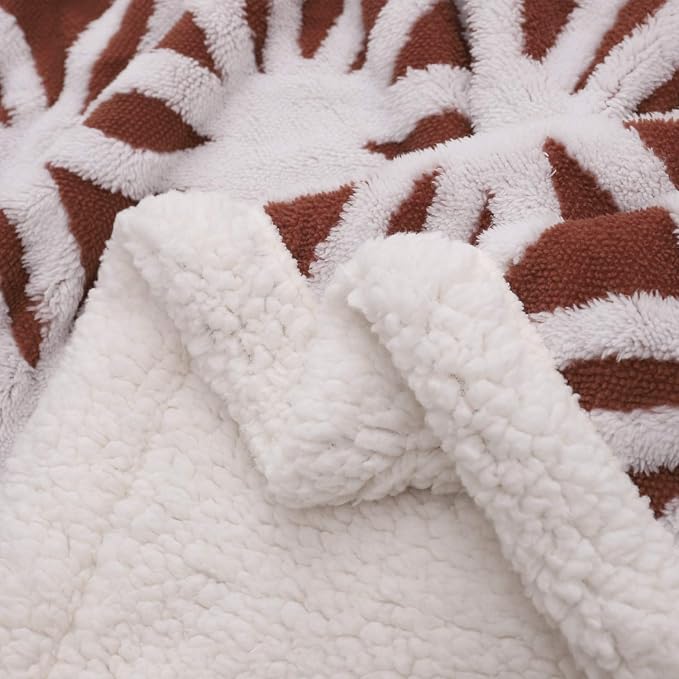 LOMAO Sherpa Fleece Blanket for Mom Cozy Soft Throw Blanket for Women Men - Image 5