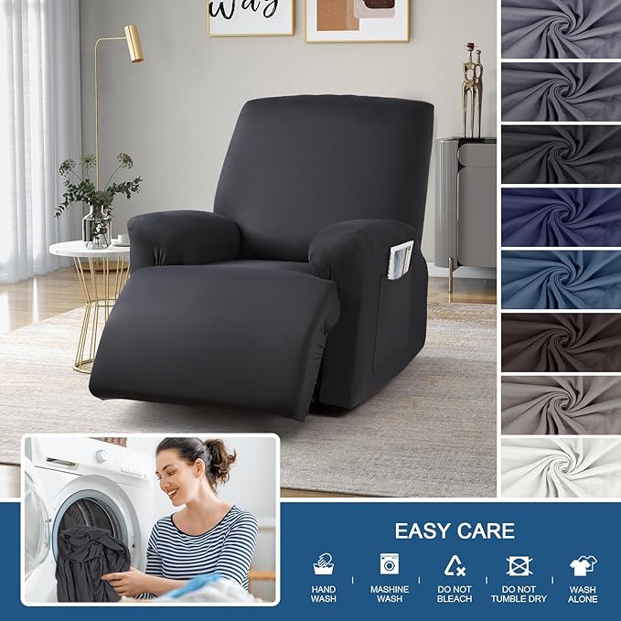 TAOCOCO Stretch Recliner Couch Covers 3-Pieces Style Recliner Chair Covers - Image 8