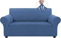 Asnomy Sofa Covers for 2 Cushion Couch Stretch loveseat Covers Slipcovers by Asnomy