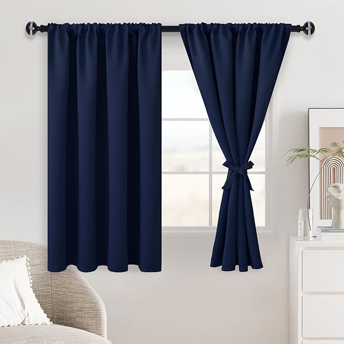 JIUZHEN Blackout Curtains for Bedroom– Thermal Insulated, Noise Reducing Room by JIUZHEN
