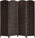 Rose Home Fashion Room Divider, 6 ft Tall Room Dividers and Folding Privacy by RoseHomeFashion