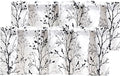Luvyohmee Tree Branch Printed Valance Curtain, 18 inches Long Kitchen Valance by Luvyohmee