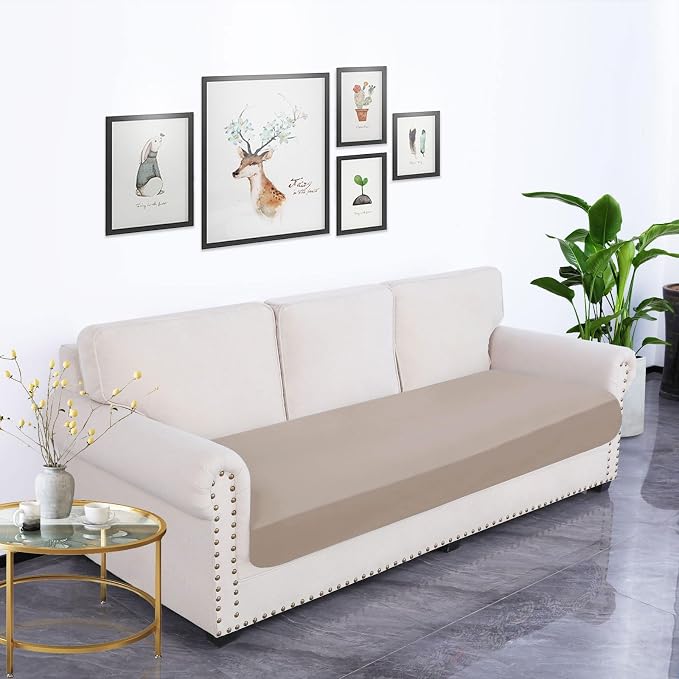 hyha Waterproof Couch Cushion Covers, Stretch Sofa Couch Seat Slipcover - Image 7