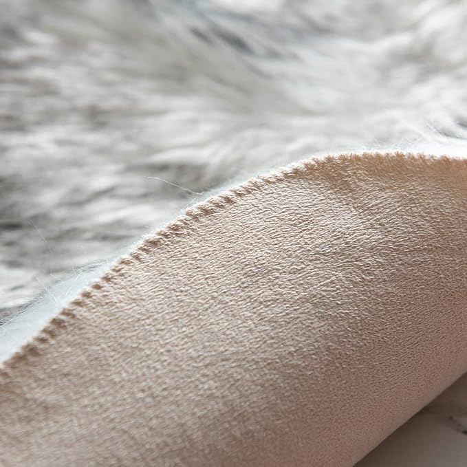 Carvapet Luxury Soft Faux Sheepskin Area Rug - Image 6