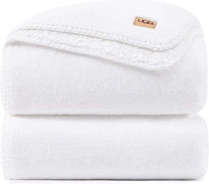 UGG Whitecap Full/Queen Blanket, Fleece Fluffy Blanket by UGG