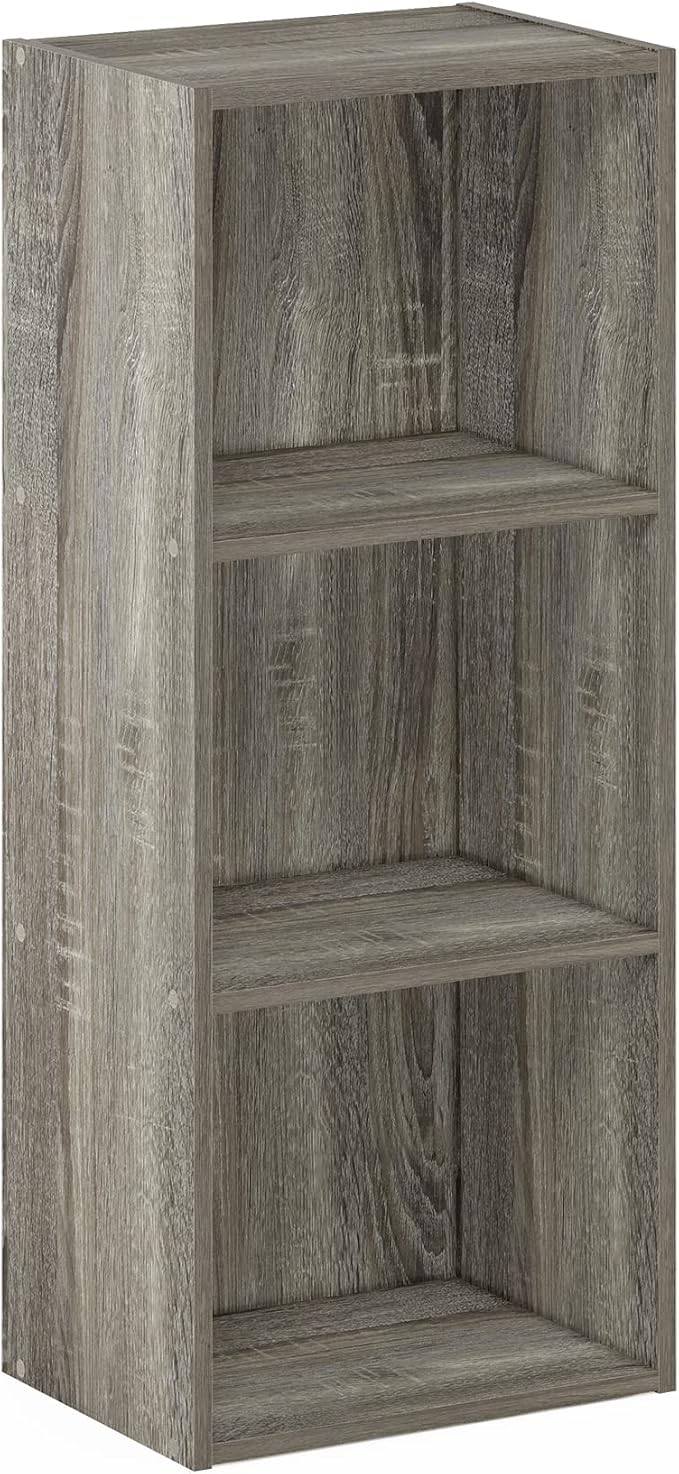 Furinno LUDER Book Shelf, 3-Cube Bookshelf, Bookcase - Image 6