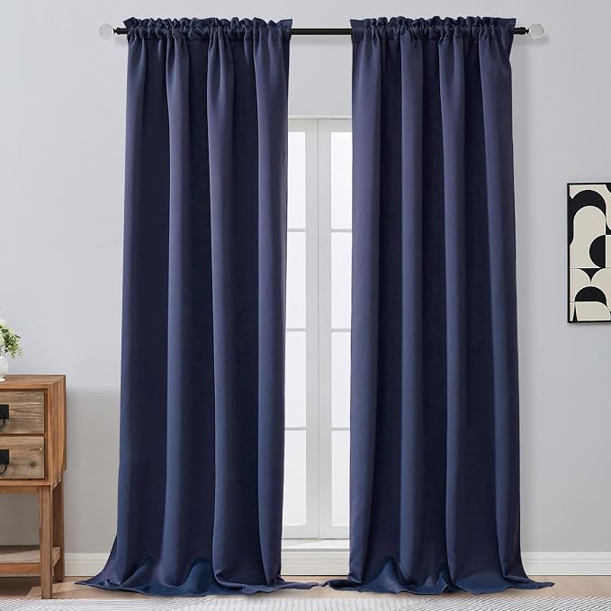 OVZME Extra Long 10 FT Blackout Curtains by OVZME