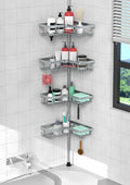 KEGII 4-Tier Corner Shower Caddy Tension Pole by KEGII