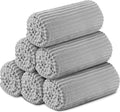 Buryeah 6 Pcs Flannel Throw Blanket Bulk 50 x 60 in Sleepover Blanket Outdoor by Buryeah