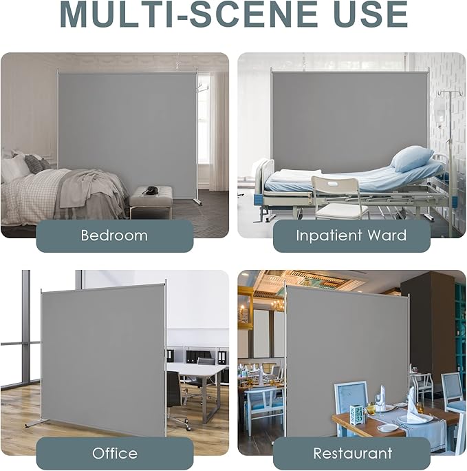 RANTILA Single Large Panel Room Divider, Privacy Screen - Image 5