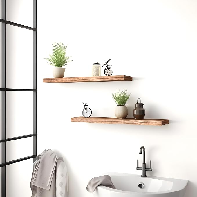 PHPH 24 Inch Wood Floating Shelves - Image 6