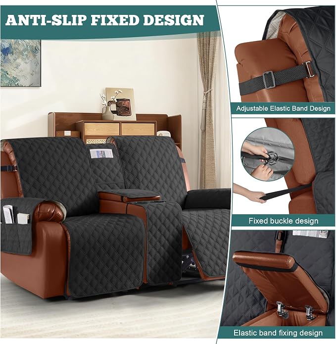 Ruaozz Waterproof Loveseat Recliner Cover - Image 6