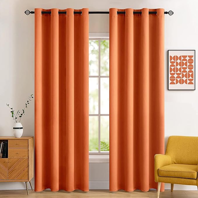 MIULEE Blackout Curtains for Fall Bedroom Living Room Thermal Insulated Room by MIULEE