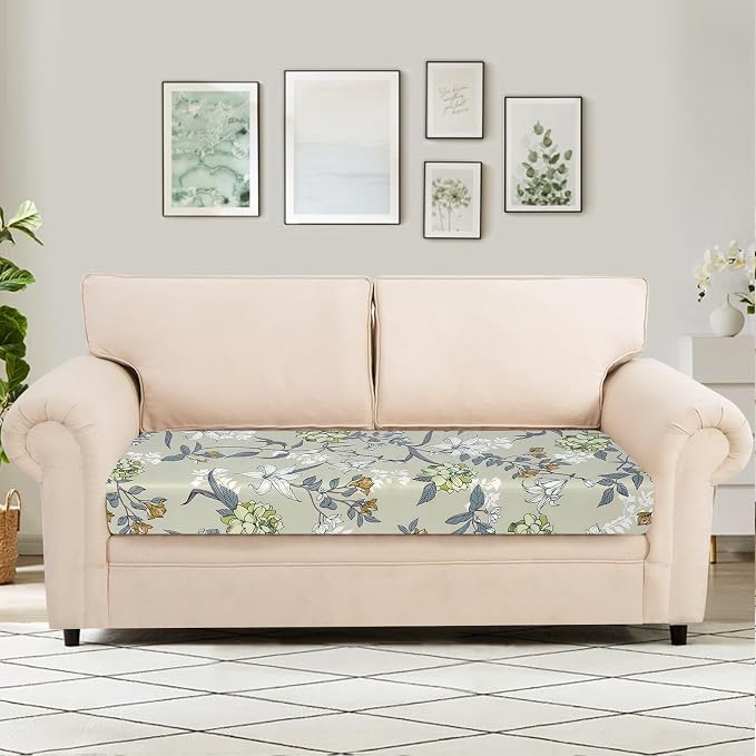 SearchI Stretch Printed Sofa Couch Cushion Covers Replacement Chair Cushion - Image 2