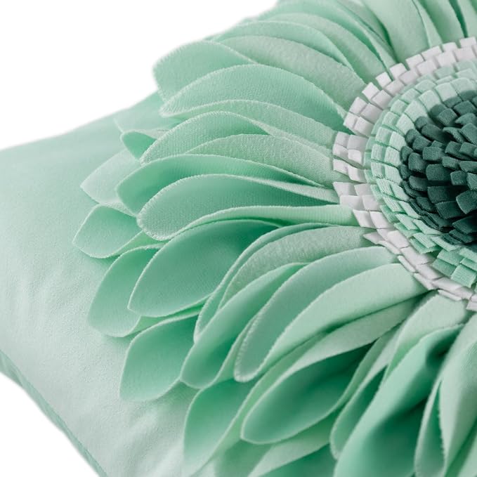 OiseauVoler 3D Sunflower Throw Pillow Cover Decorative Handmade Cushion Cover - Image 6