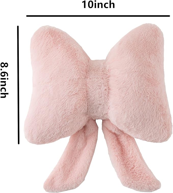 Bow Pillow Throw Pillows Butterfly Shaped Decorative Cute Pillows - Image 7