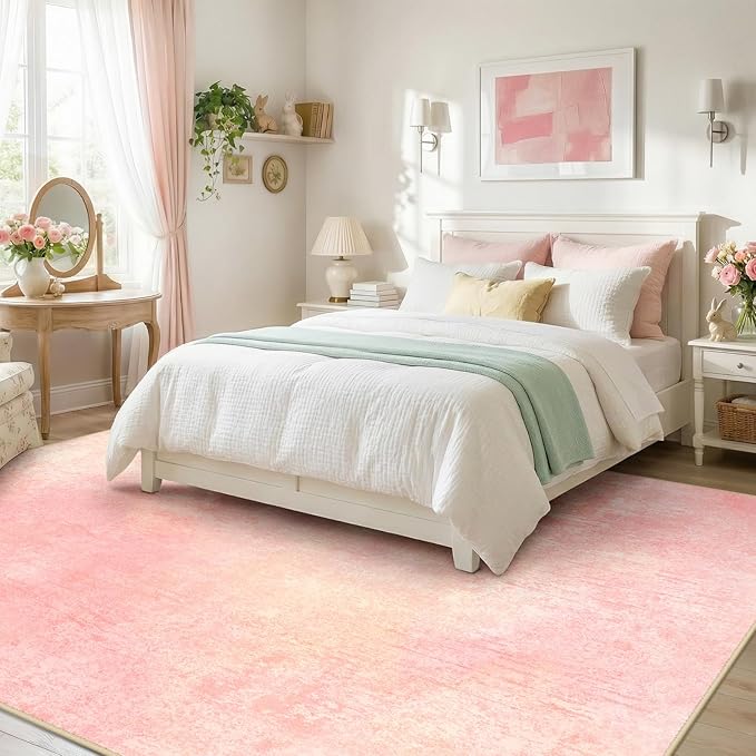 Washable Area Rugs 6'x9' Non-Slip Modern Abstract Soft - Image 4