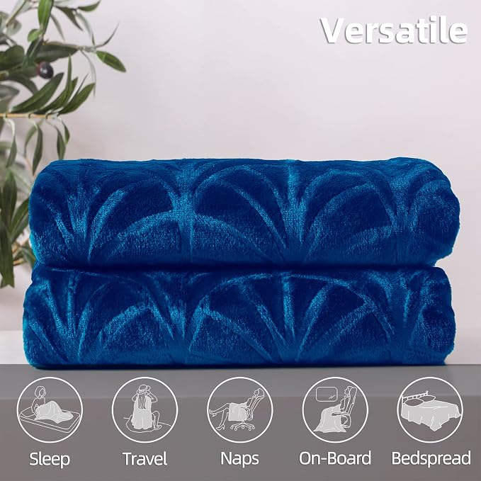 Whale Flotilla Flannel Fleece Twin Size Blanket - Image 7