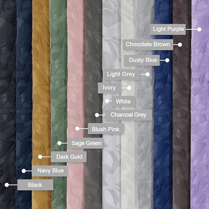 Lecloud Leia 2 Panels Sheer White Curtains 63 Inch Length - Image 7