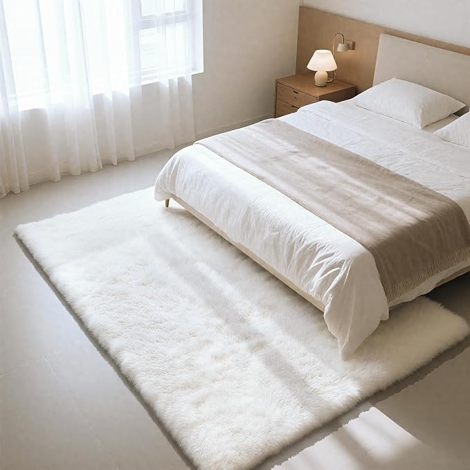 yongyangjuxin Fluffy Rug Shaggy Area Rug, Large Shag Area Rugs - Image 3