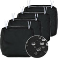 NettyPro Outdoor Cushion Slipcovers Waterproof 4 Pack Patio Chair Seat Cushion by NettyPro