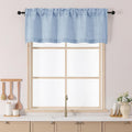 Chyhomenyc Denim Blue Valance for Windows by Chyhomenyc