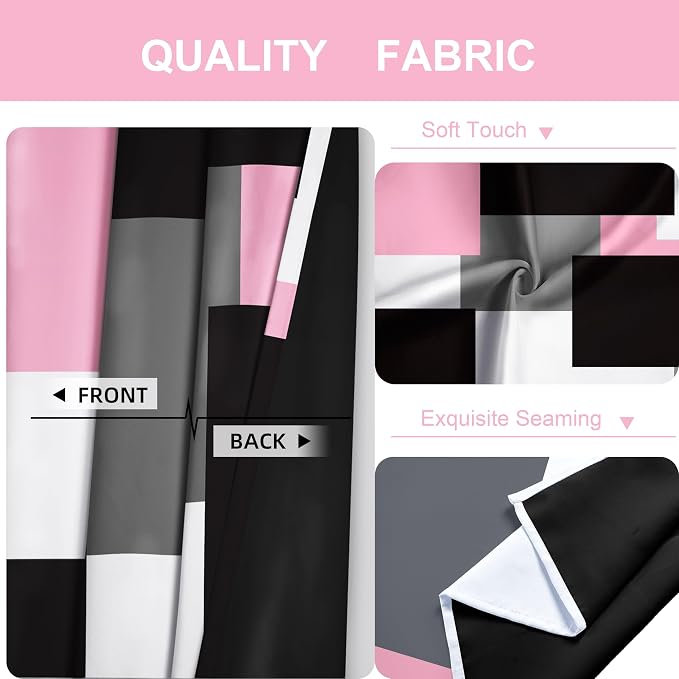 Tyrot Pink 100% Blackout Curtains - Image 6