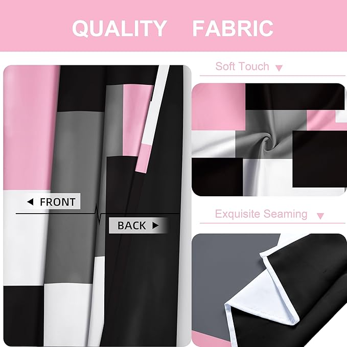 Tyrot Pink 100% Blackout Curtains - Image 6