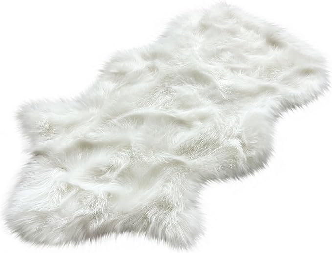 Free Shape Luxury Soft Fluffy Shag Area Rug Single and a Half 2'x4', 60x120cm by LAMBZYRUGS