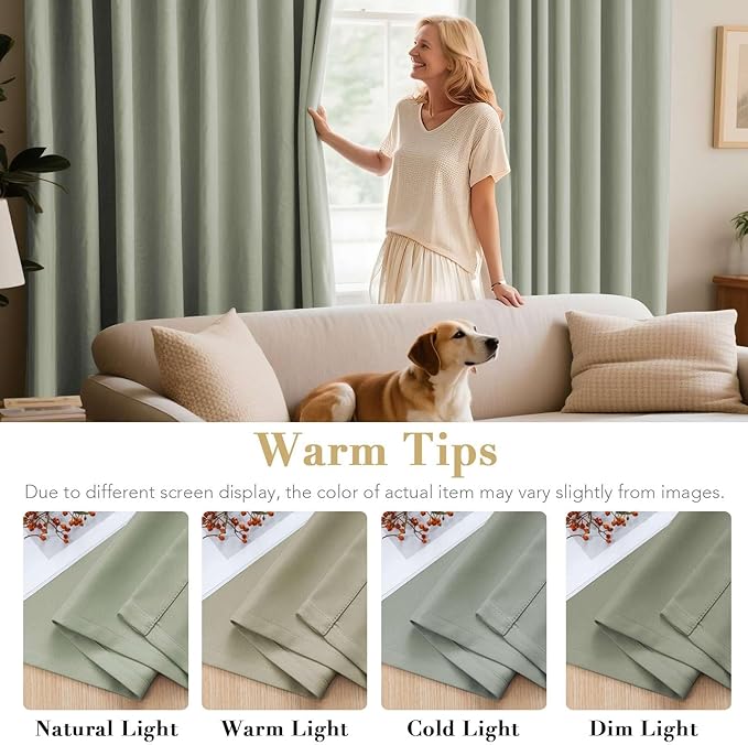 H.VERSAILTEX Premium Blackout Thermal Insulated Room Darkening Curtains - Image 5