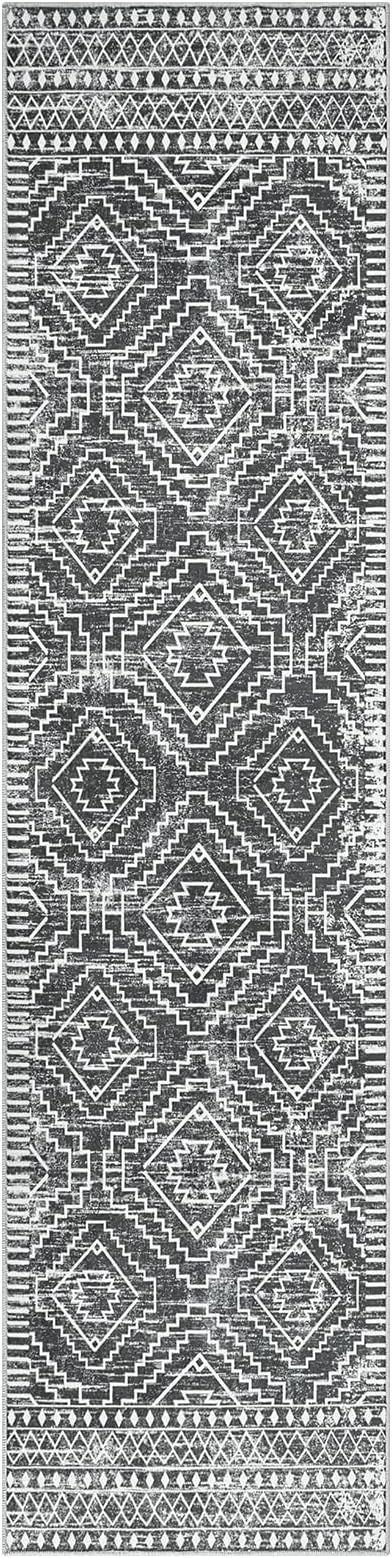 Wonnitar Moroccan Hallway Runner Rug 10 ft, Machine Washable 2'6"x10' Long - Image 7