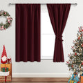 JIUZHEN Christmas Blackout Curtains by JIUZHEN