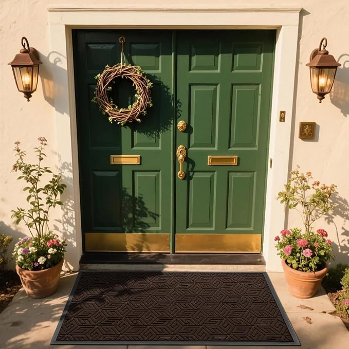 Yimobra Extra Large Door Mat 60x36, All-Weather Waterproof Outdoor Mats - Image 6