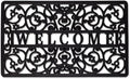 DII Rubber Doormats Collection All Weather, Welcome Scroll by DII