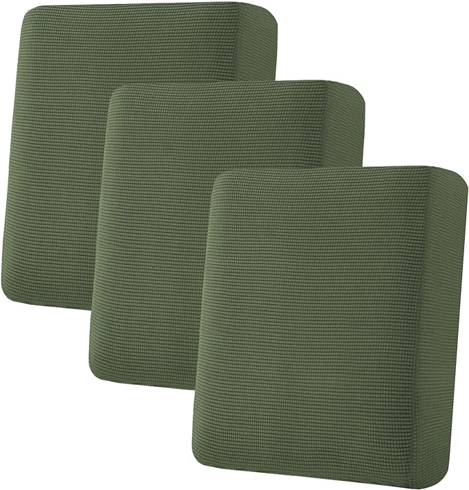 H.VERSAILTEX Super Stretch Individual Seat Cushion Covers Sofa Covers Couch by HVERSAILTEX