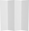 6 ft. Tall White Temporary Cardboard Folding Screen by RedLantern