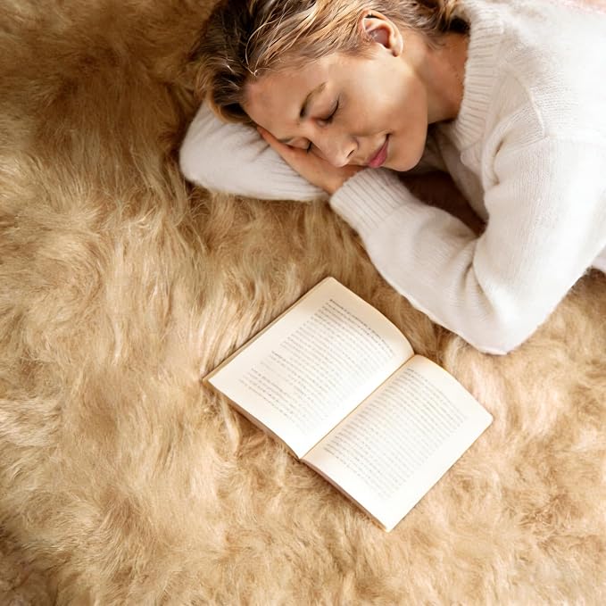 Ultra Soft Faux Fur Rug, Fluffy Shaggy 2 x 3 Ft Small Area Rug - Image 7